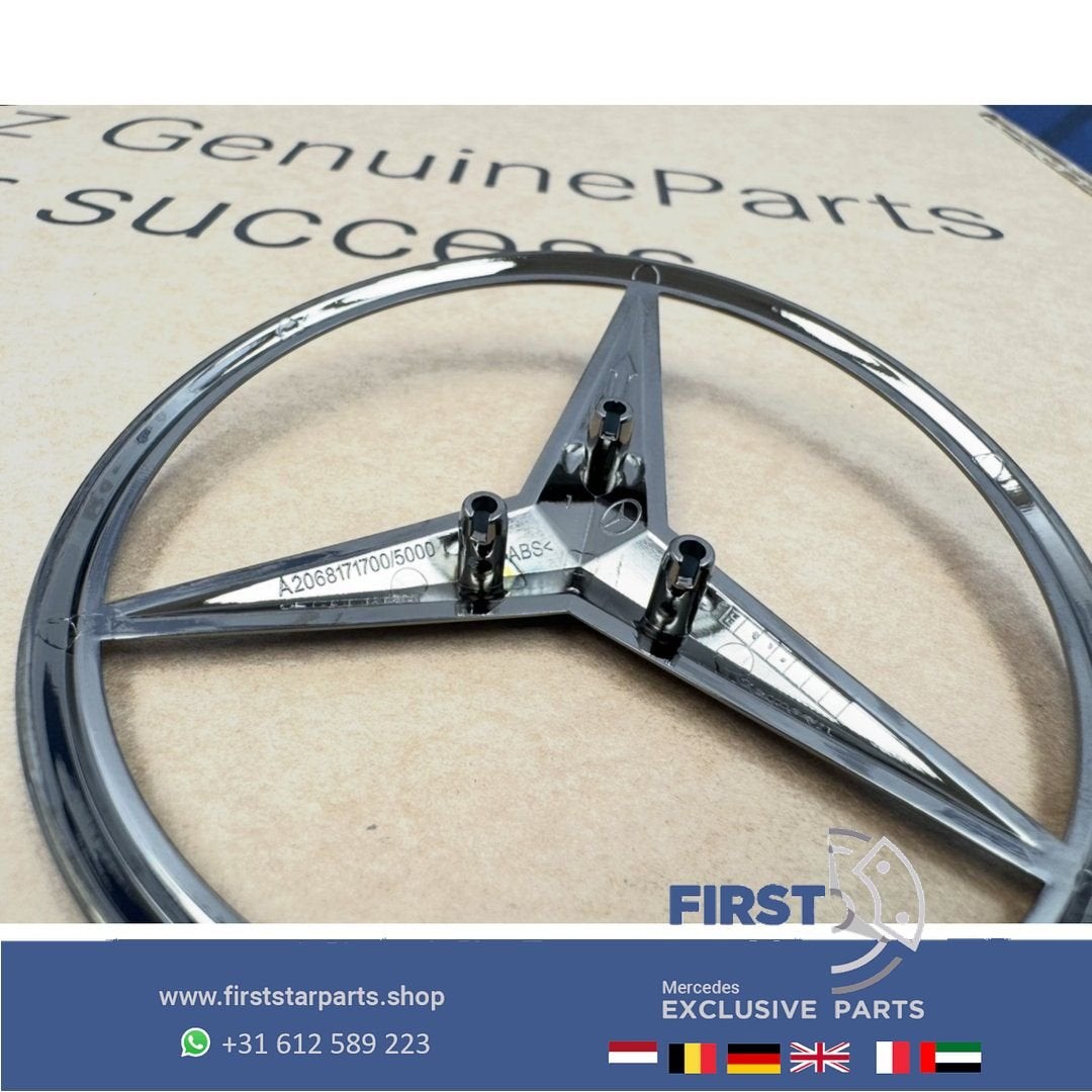 W206 STER Kofferbak LOGO achterklep EMBLEEM zwart W176 W117, Auto-onderdelen, Carrosserie en Plaatwerk, Gebruikt, -, Ophalen of Verzenden