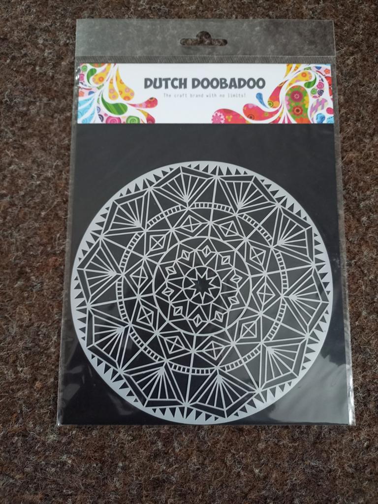 Dutch Doobadoo Mandala Stencil - Knutselmateriaal, Ophalen of Verzenden, Nieuw, Kunststof, Wit