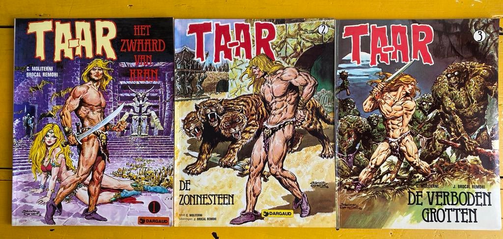 Ta-ar stripboeken - Dargaud 3 albums, Meerdere stripboeken, Ophalen of Verzenden, Gelezen