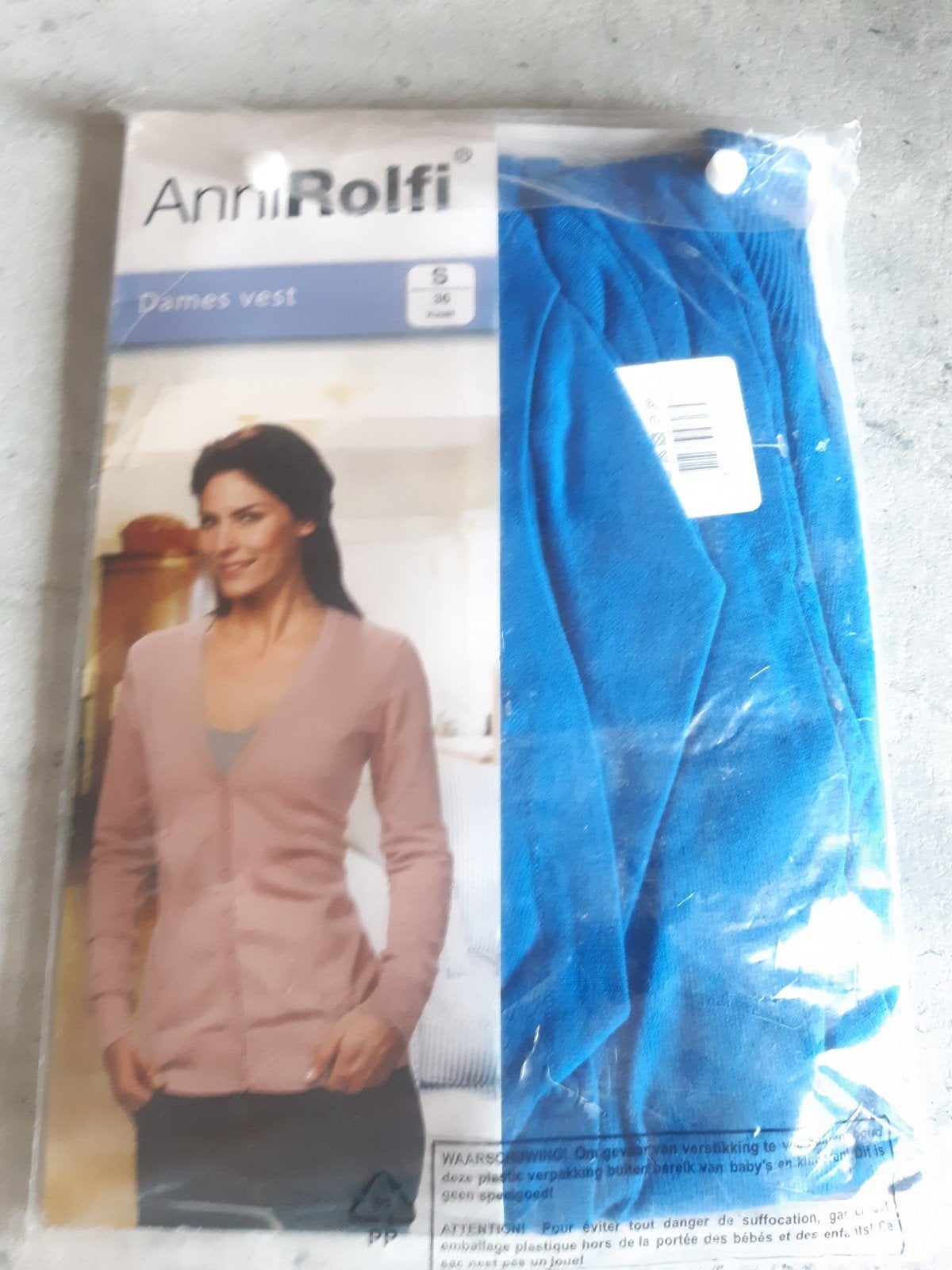 Kobalt blauw dames vest. Nieuw . Maat S, Kleding | Dames, Blauw, Nieuw, Maat 36 (S), Anni Rolfi