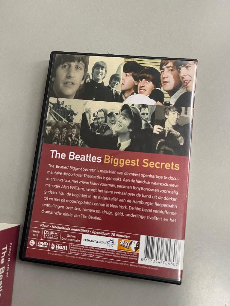 The Beatles Boek + DVD Biggest Secrets & De definitieve, Verzamelen, Ophalen of Verzenden, Zo goed als nieuw, Boek, Tijdschrift of Artikel