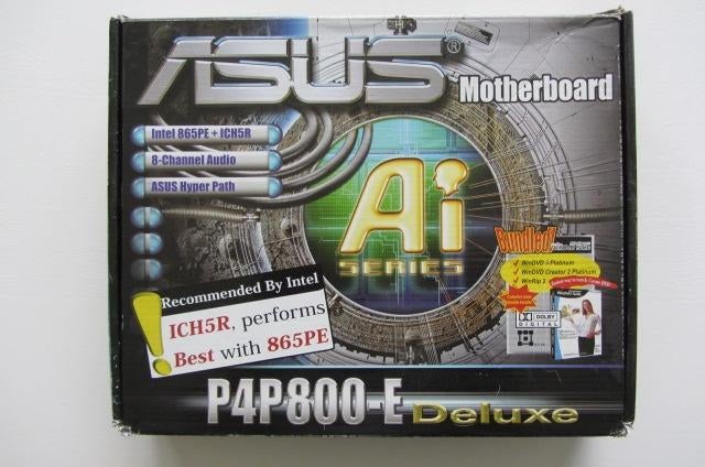 P4P800-E Deluxe, Gebruikt, Verzenden, Socket 478, DDR