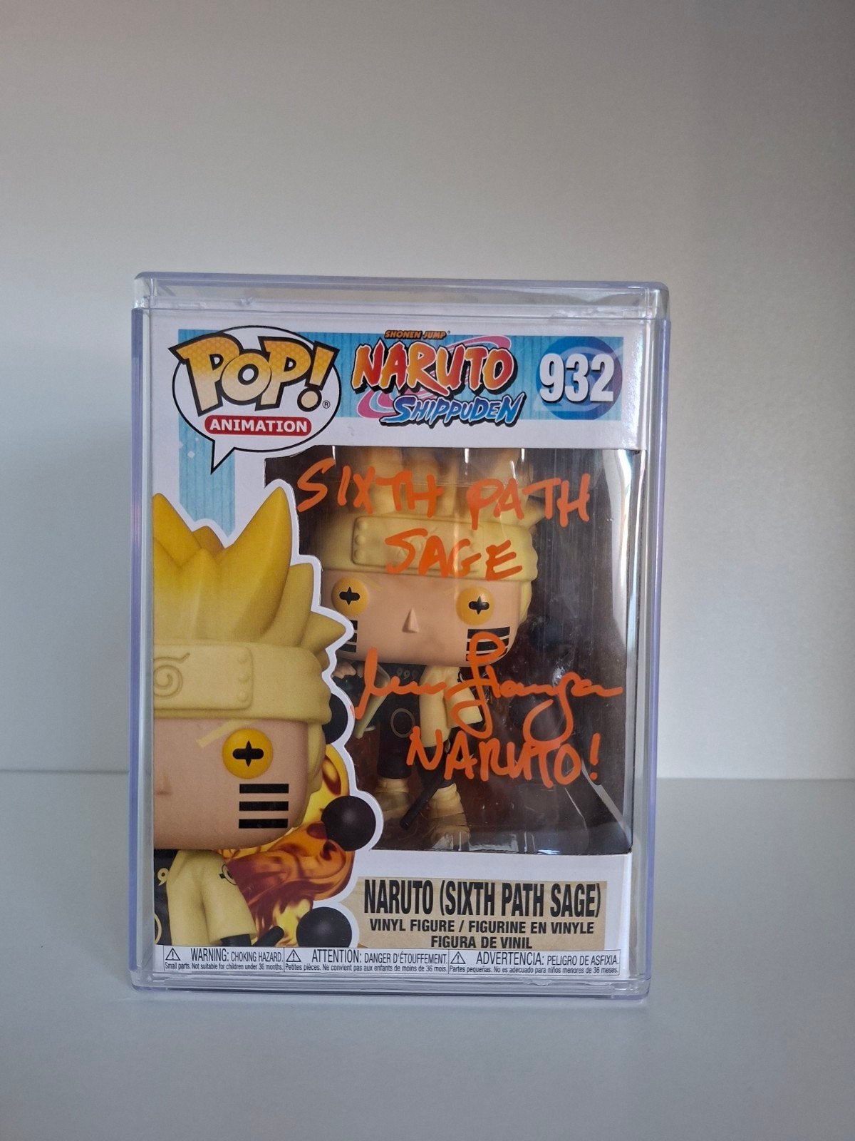 Funko Pop gesigneerd Naruto, Ophalen of Verzenden, Zo goed als nieuw
