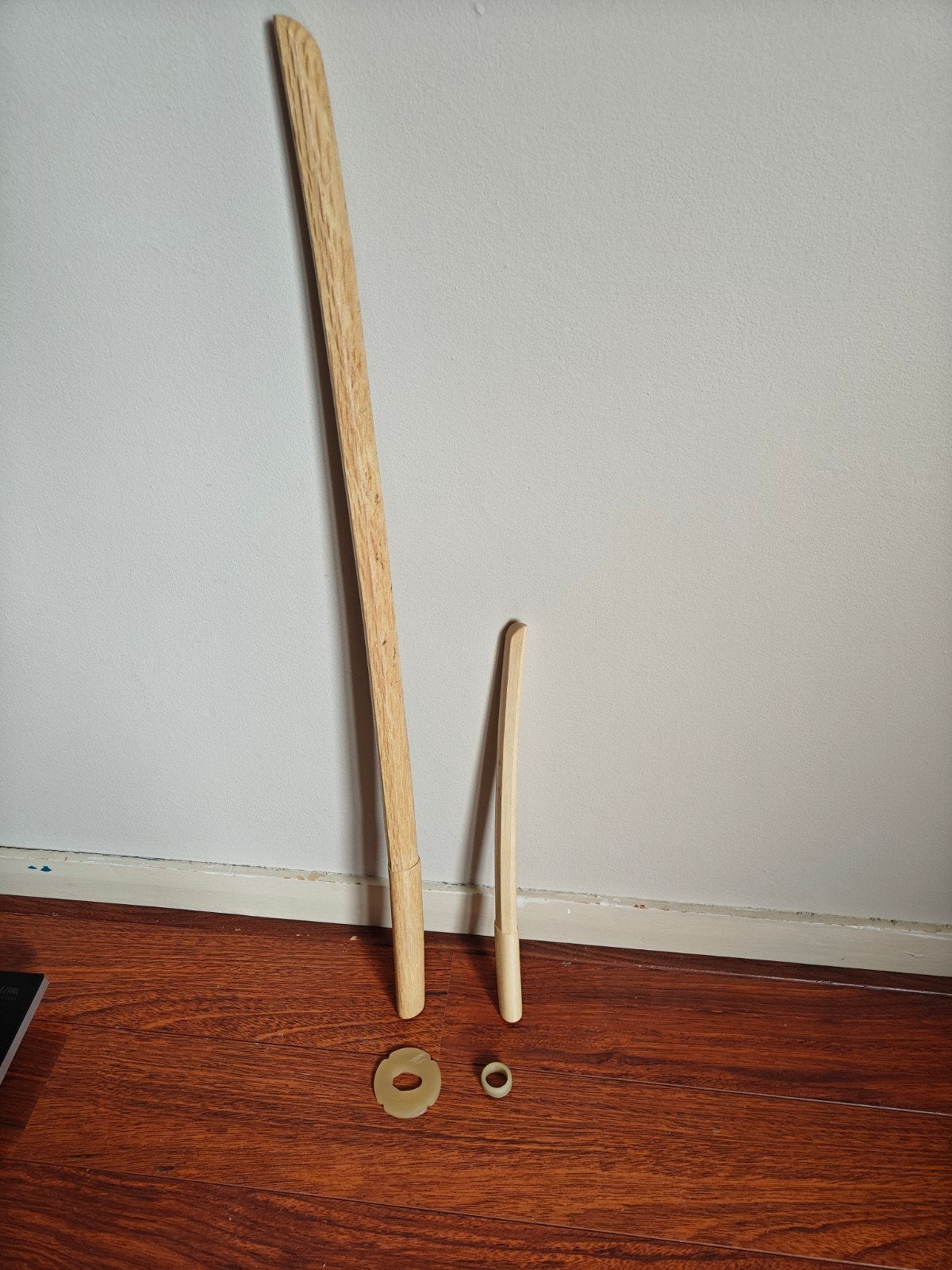 Bokken en kodachi set wit voor kendo, Ophalen, Gebruikt, Kendo, Vechtsportmateriaal
