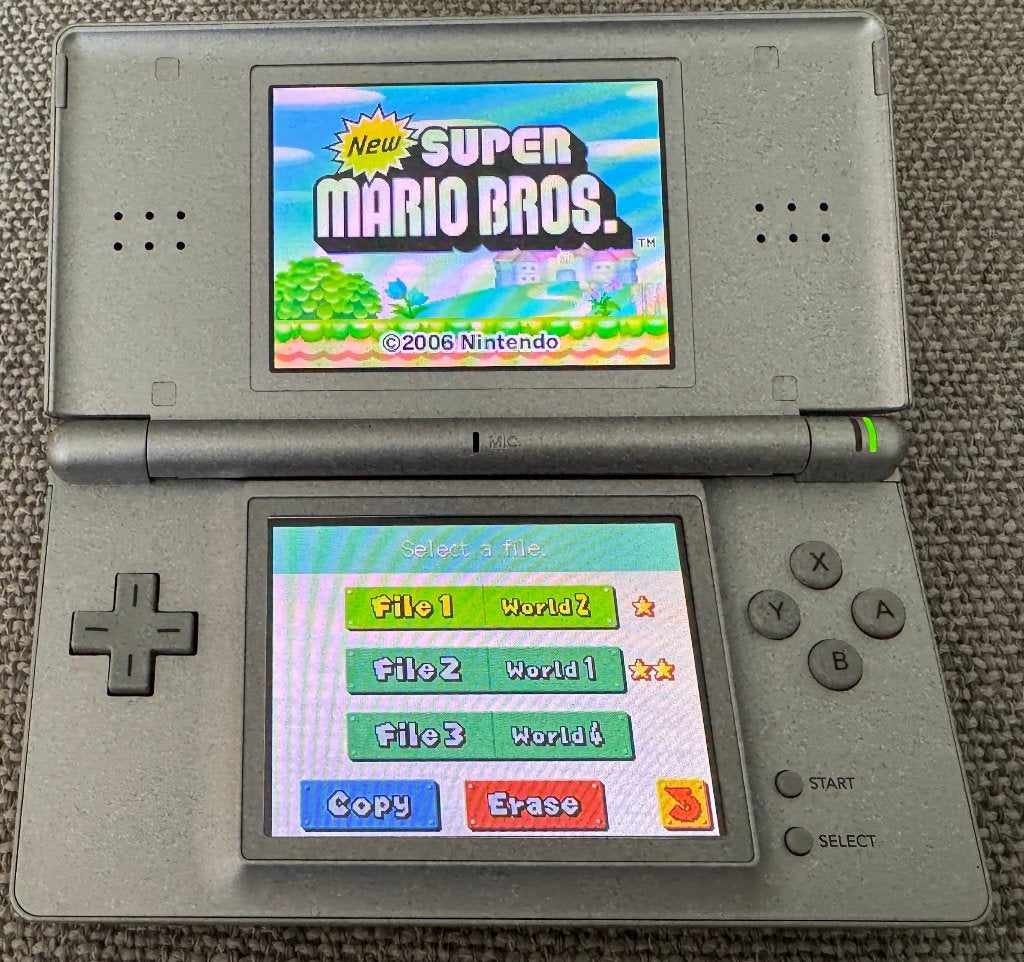 Nintendo DS Lite USG-001 | 5 games | Nette staat, Verzenden, Zo goed als nieuw, DS Lite, Met beschermhoes of tas