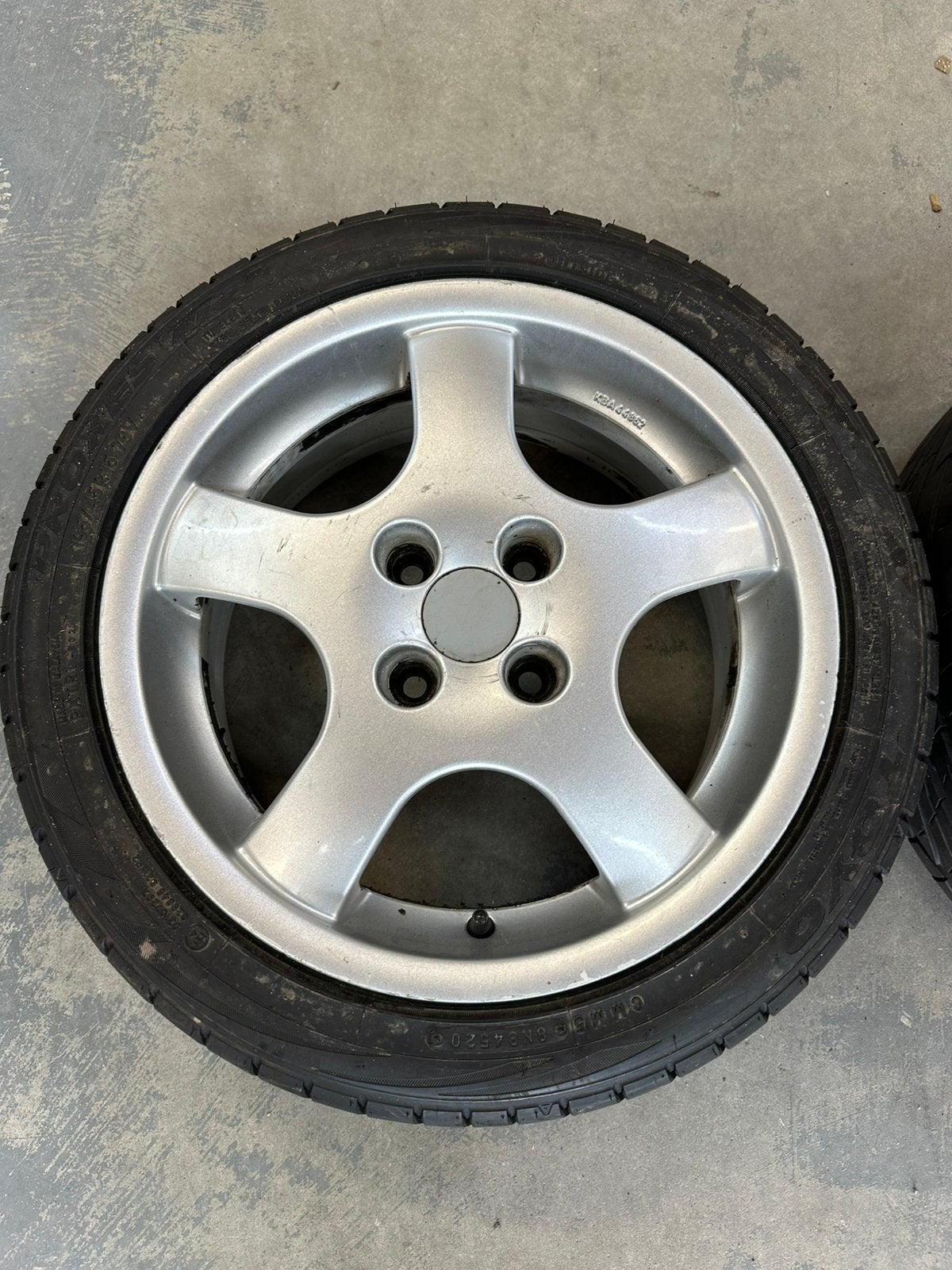 Lichtmetalen velgen met ZGAN Toyo Proxes 15 inch!, Ophalen, Gebruikt, 15 inch, Banden en Velgen