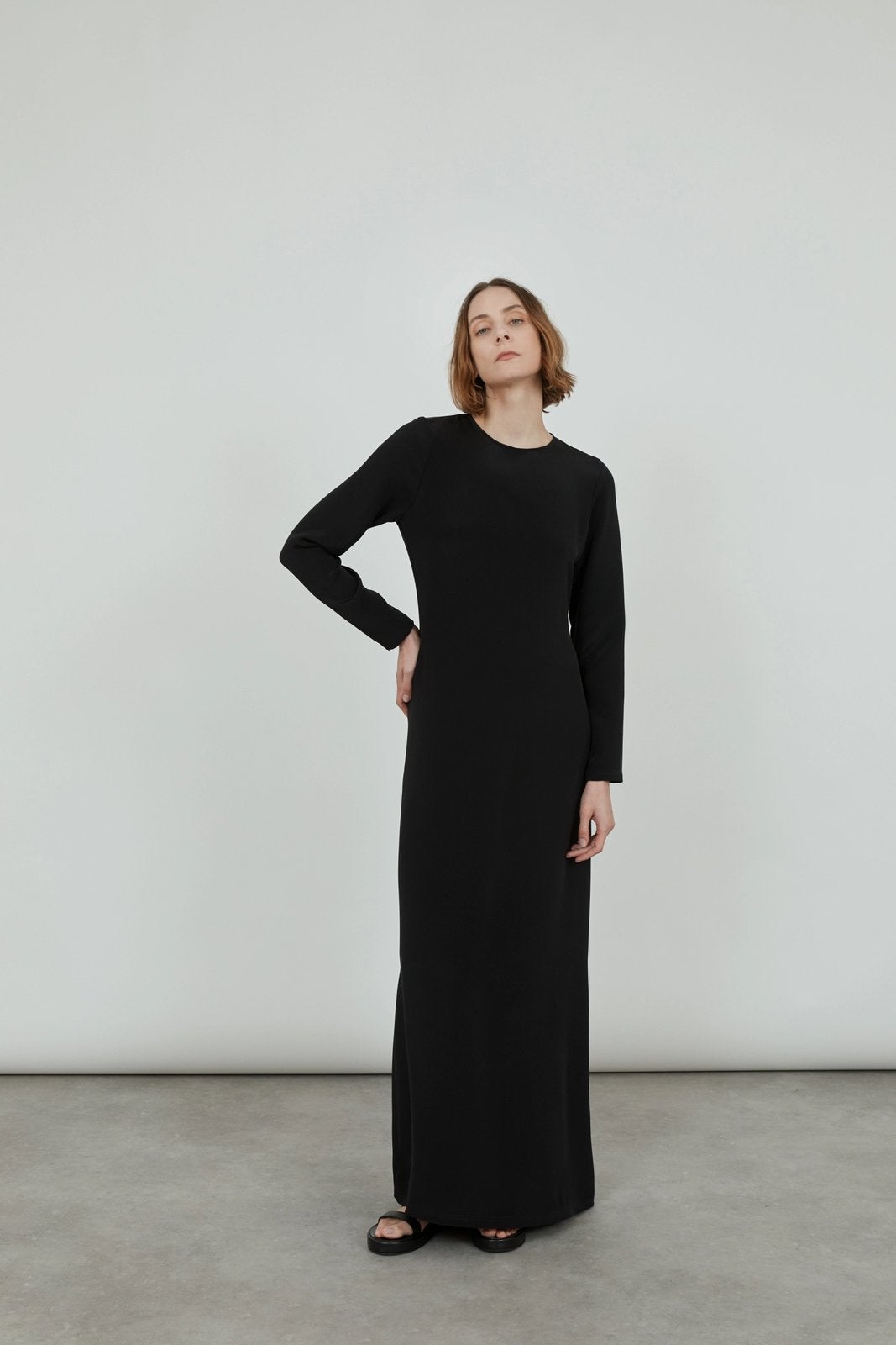 La Collection - Diana dress, Zwart, Ophalen of Verzenden, Zo goed als nieuw, Maat 36 (S)