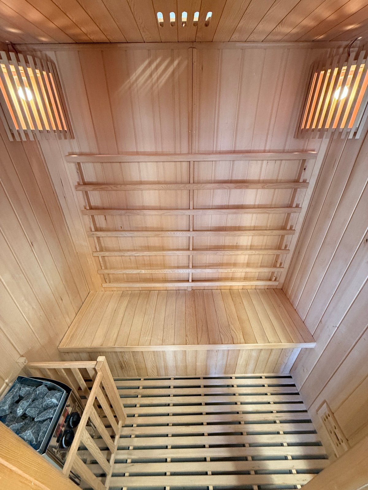 Luxe Finse Sauna | Normaal Stopcontact | GRATIS BEZORGING, Sport en Fitness, Sauna, Ophalen of Verzenden, Zo goed als nieuw, Fins of Traditioneel