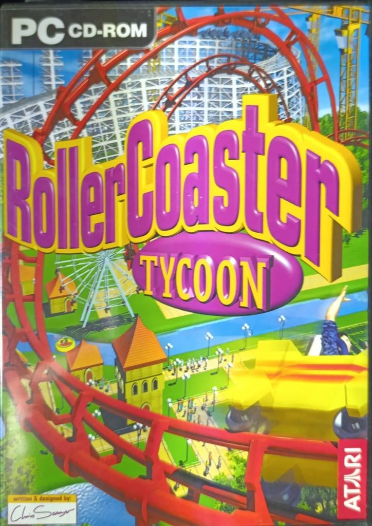 RollerCoaster Tycoon PC CD-ROM Game, 1 speler, Ophalen of Verzenden, Zo goed als nieuw, Vanaf 3 jaar