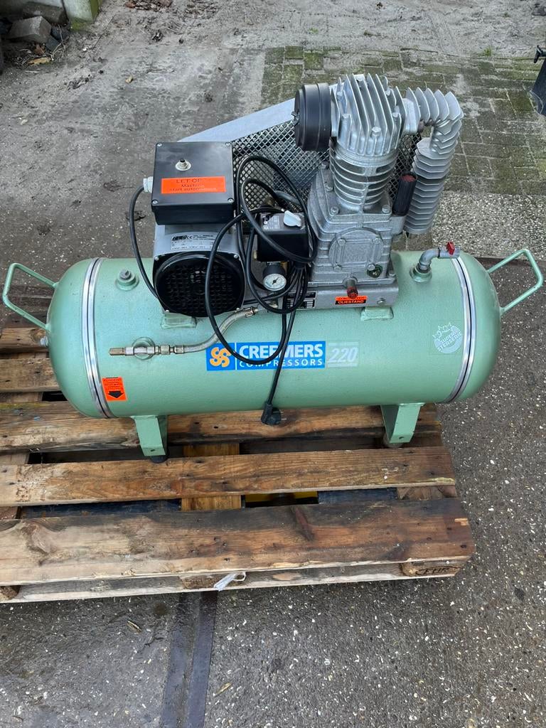 Creemers compressor, Ophalen, Zo goed als nieuw