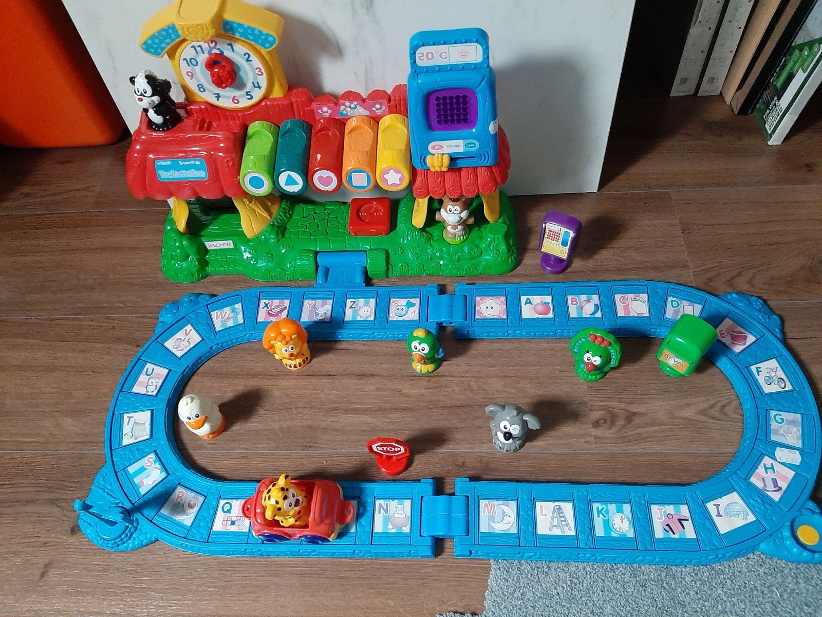 Vtech smartville alfabet trein speelset dieren interaktief, Kinderen en Baby's, Ophalen of Verzenden, Gebruikt, 2 tot 4 jaar