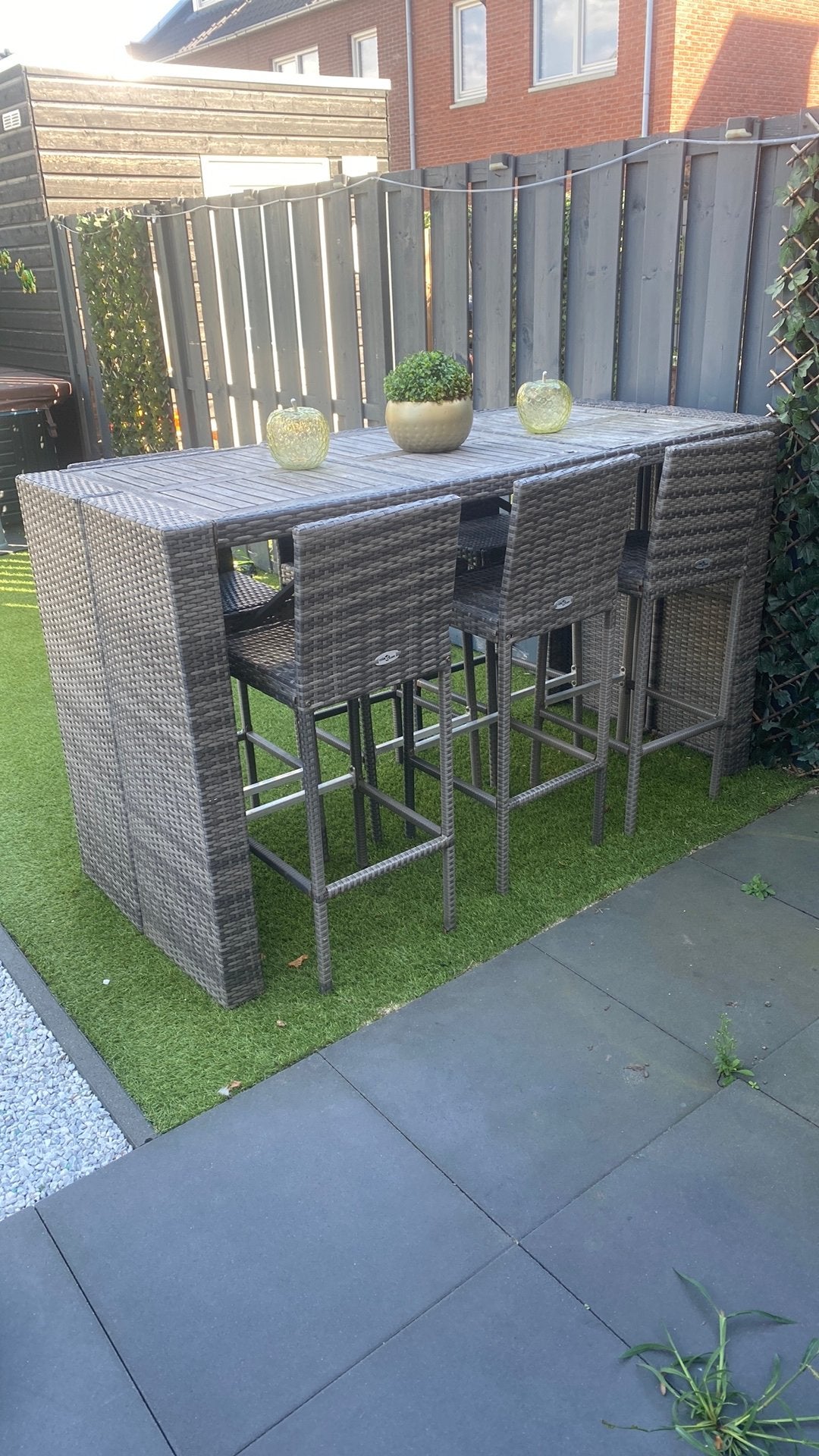 Hoge tuin eettafel, Ophalen, Gebruikt