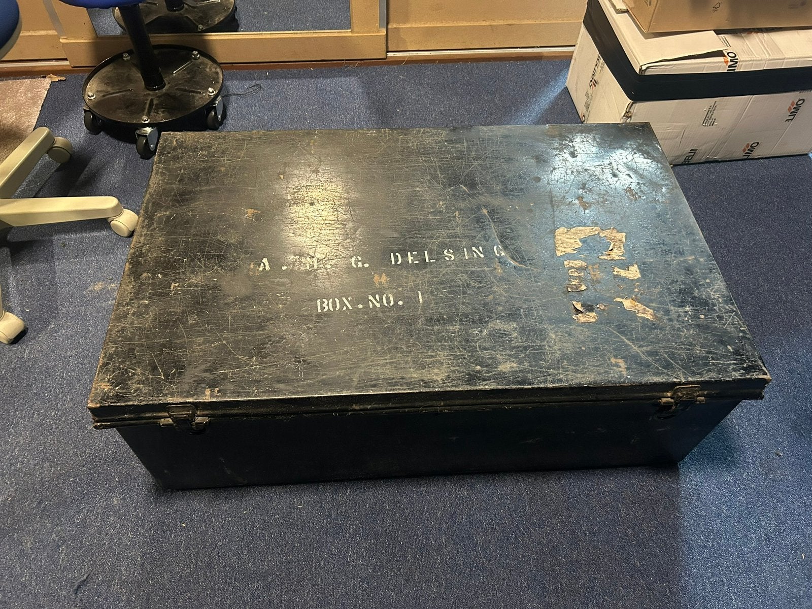PSU kist transport kist., Ophalen, Overige soorten, Nederland, Kist of Geocache