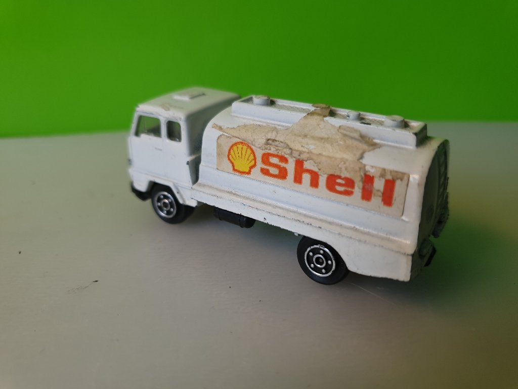 Norev - Volvo F89 Shell Tanker Truck [wit] 1/87, Ophalen of Verzenden, Gebruikt, Bus of Vrachtwagen, Overige merken