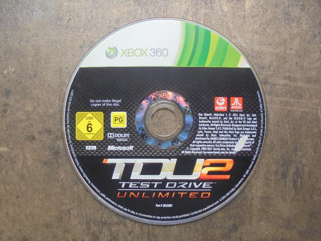 Test Drive Unlimited 2 voor XBOX 360 (zie foto's), Spelcomputers en Games, Gebruikt, 1 speler, Racen en Vliegen, Ophalen of Verzenden