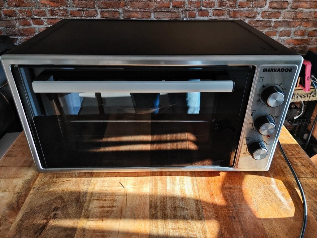 Merkador L Vrijstaande Oven - 50 Liter - 2000 Watt, Ophalen, Minder dan 45 cm, Hete lucht, Nieuw
