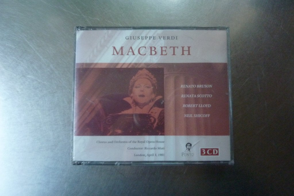 Verdi Macbeth - Scotto, Bruson, Lloyd, Ricardo Muti NIEUW, Cd's en Dvd's, Cd's | Klassiek, Ophalen of Verzenden, Classicisme, Nieuw in verpakking