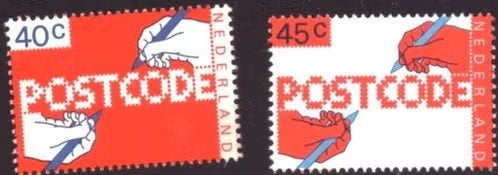 Nederland 1978 - NVPH 1151-1152 - Postcode   BBK, Postzegels en Munten, Ophalen of Verzenden, Na 1940, Postfris