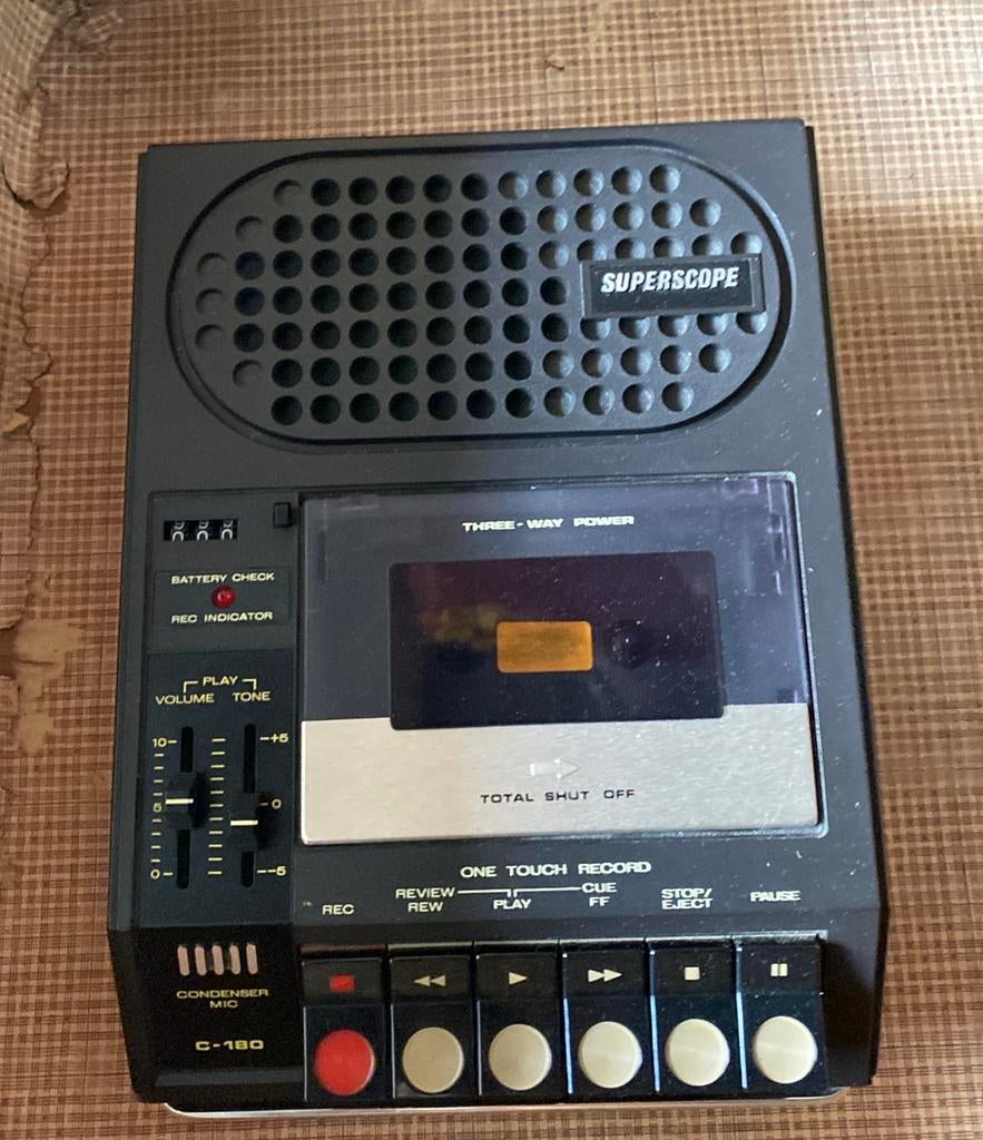 Superscope cassette recorder, Audio, Tv en Foto, Ophalen of Verzenden, Overige merken