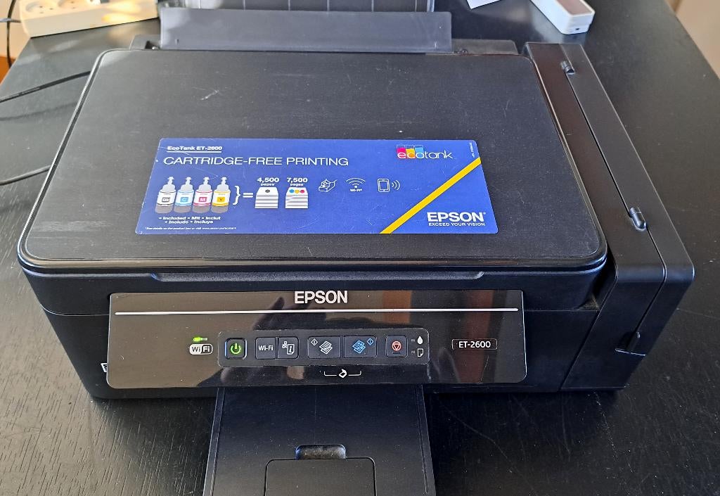EPSON ET-2600 (ecotank printer), Computers en Software, Printers, Ophalen, EPSON, Gebruikt, Inkjetprinter