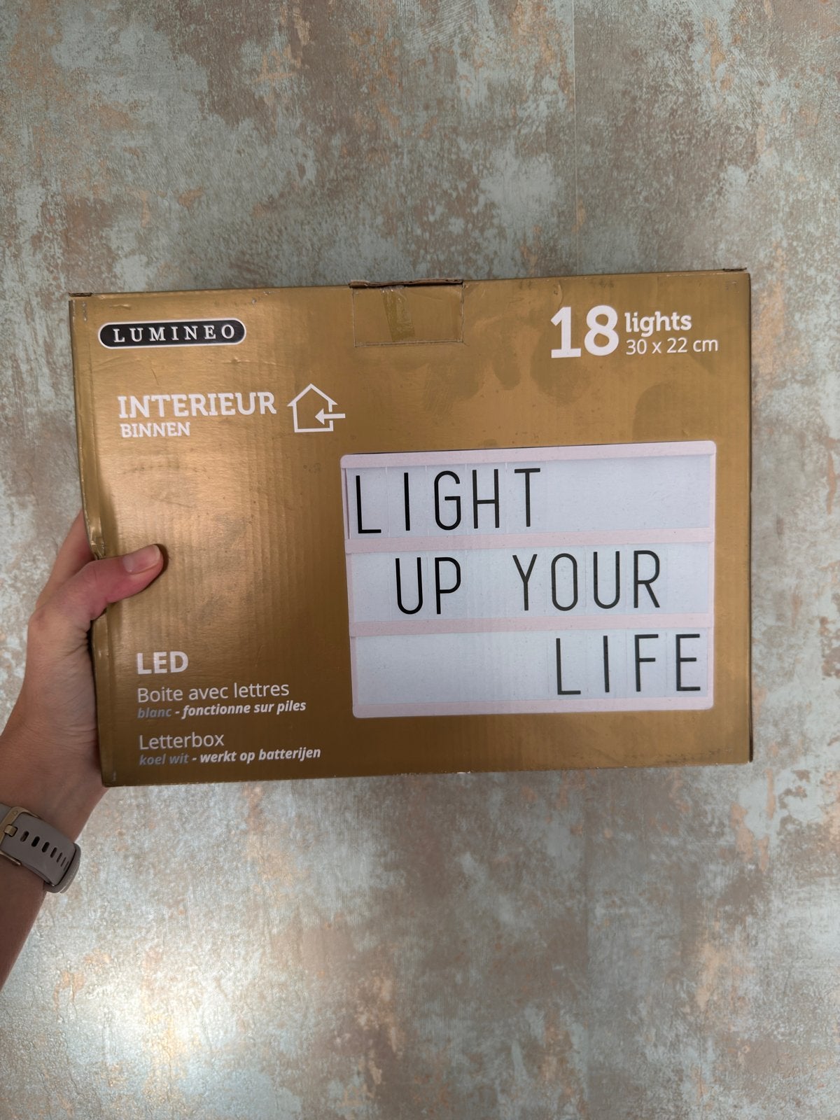 Lumineo LED Letterbox - Lichtbak met letters, Ophalen, Nieuw, Kunststof, Modern