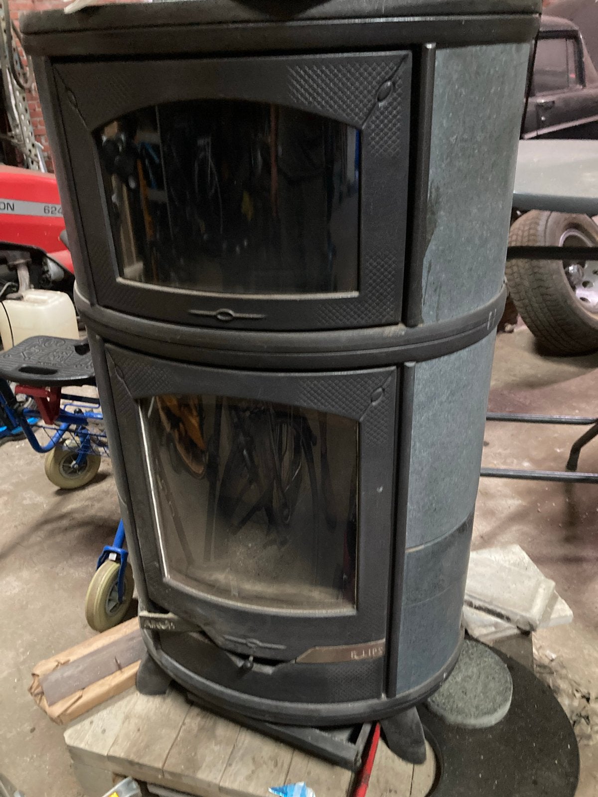 Altech Eclips Gourmet Houtkachel - Gebruikt, Ophalen, Gebruikt, Vrijstaande haard, Houthaard