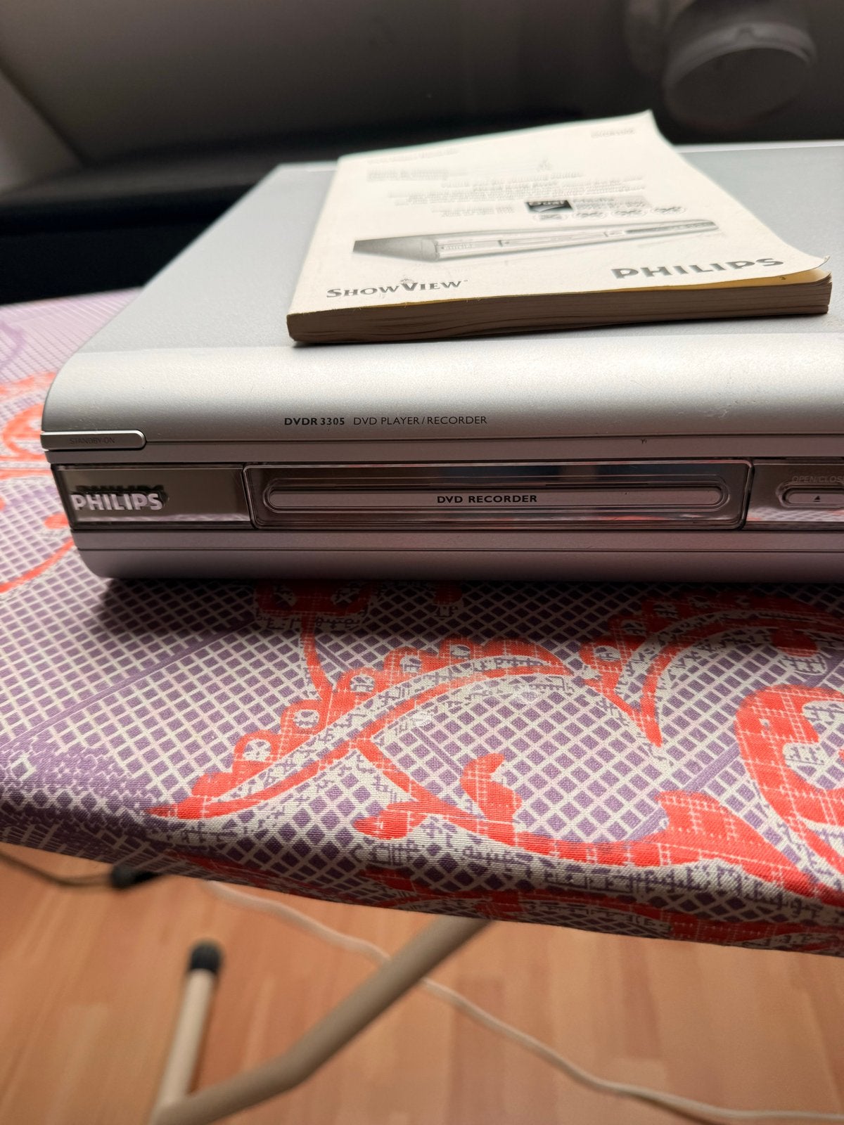 Philips DVDR3305 DVD Speler/Recorder zgan nooit gebruikt, Ophalen of Verzenden, Zo goed als nieuw, Dvd-recorder, Philips