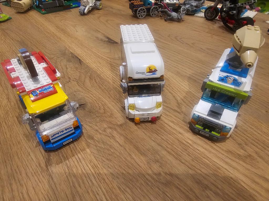 60253 Ice Truck + 60283 Holiday Camper + 60314 IJswagen, City, Verzenden, Lego, Zo goed als nieuw