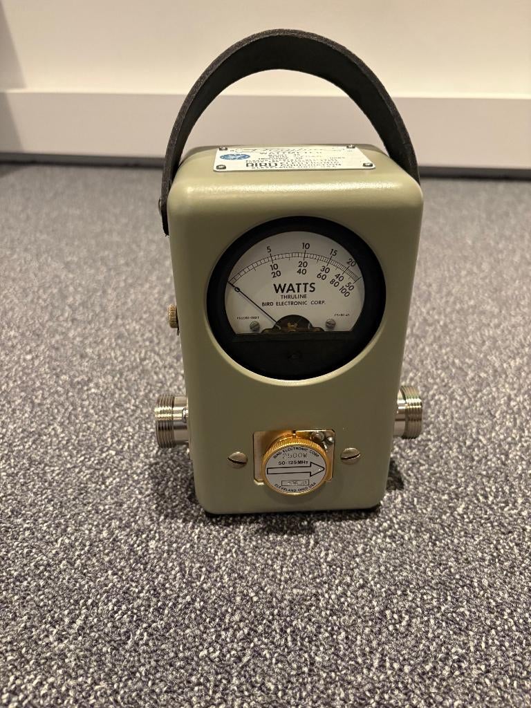 Bird 43 wattmeter 7/16 chassisdelen en 2500w meetkopje, Ophalen of Verzenden, Gebruikt