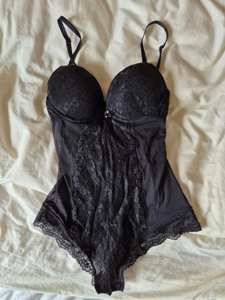 Hunkemöller Body/Korset Zwart Maat S, Hunkemöller, Ophalen of Verzenden, Zwart, Body of Korset