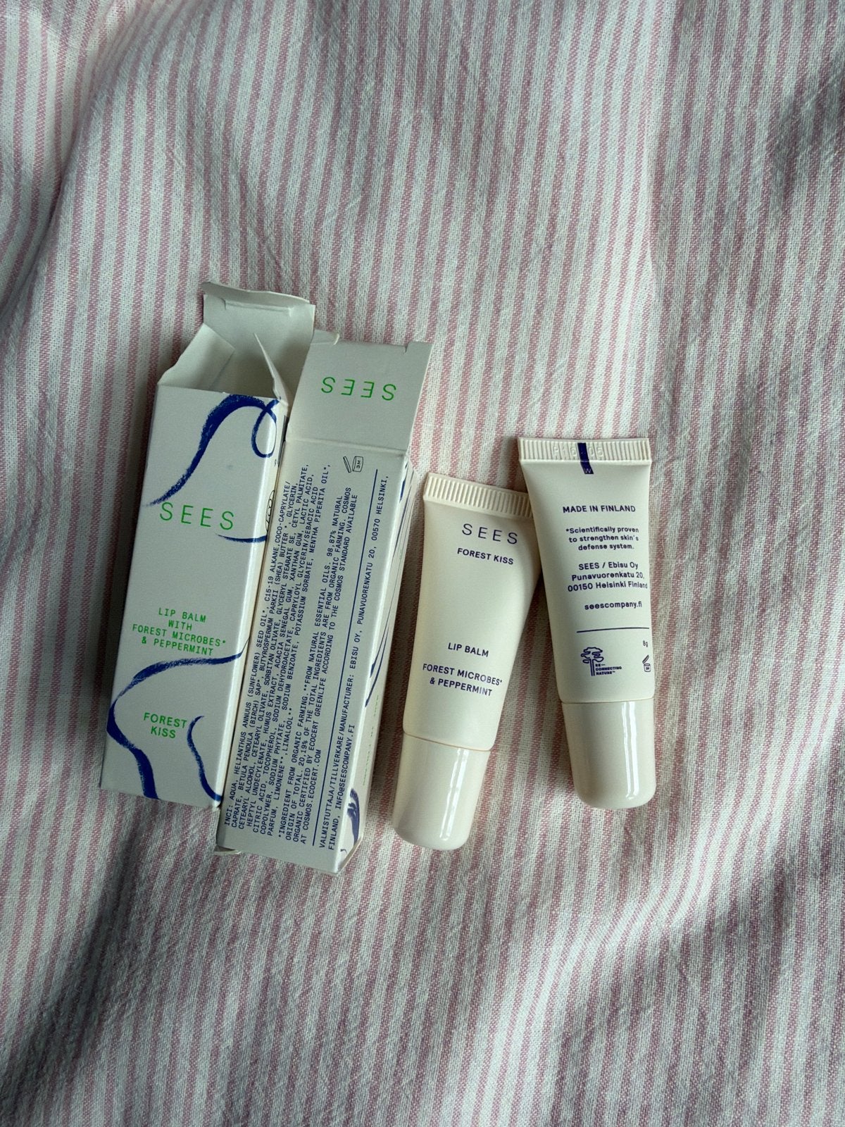 SEES Forest Kiss Lip Balm 8g - Biologisch & Vegan, Ophalen of Verzenden, Nieuw, Overige typen