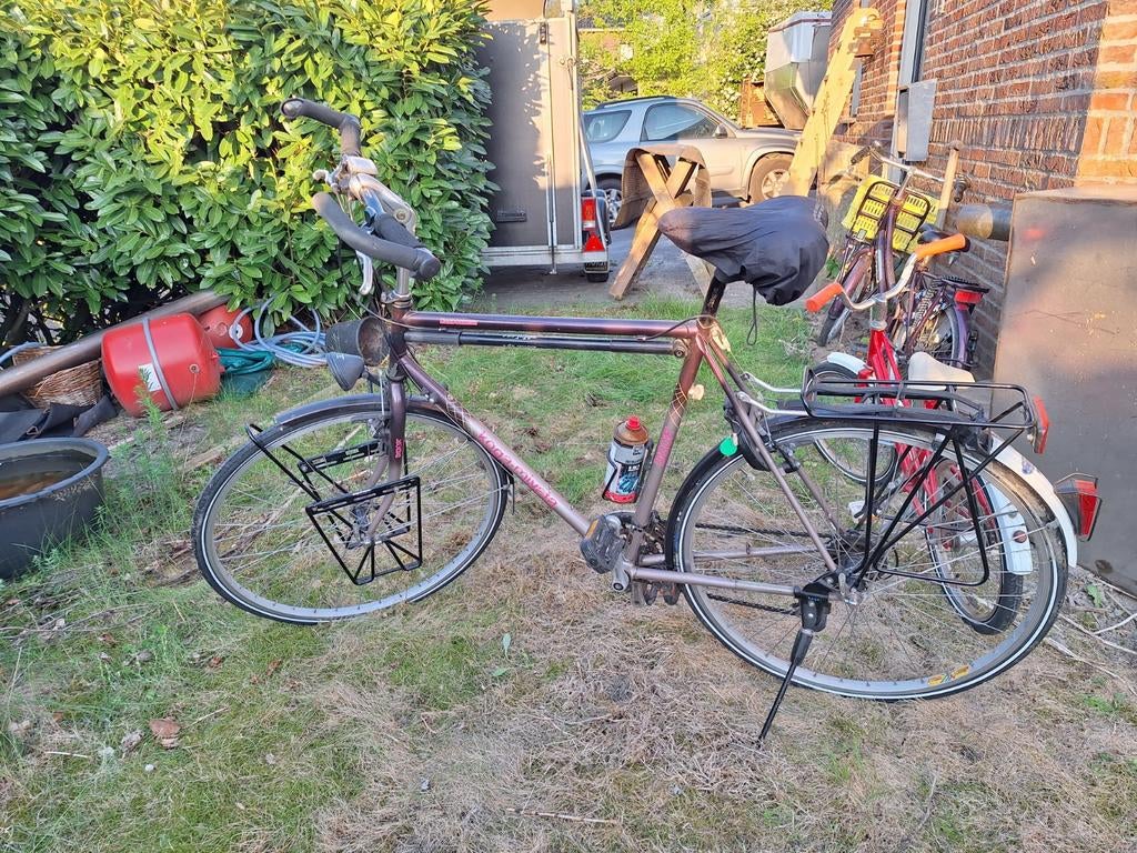 Koga Miyata herenfiets met bagagedrager en spatborden, Fietsen en Brommers, Fietsen | Heren | Herenfietsen, Gebruikt, Overige merken