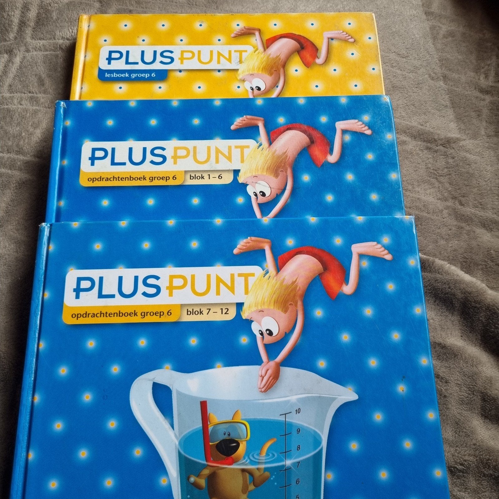 Pluspunt Opdrachtenboek Groep 6 (Blok 1-6 en 7-12) & Lesboek, Boeken, Ophalen of Verzenden, Gelezen