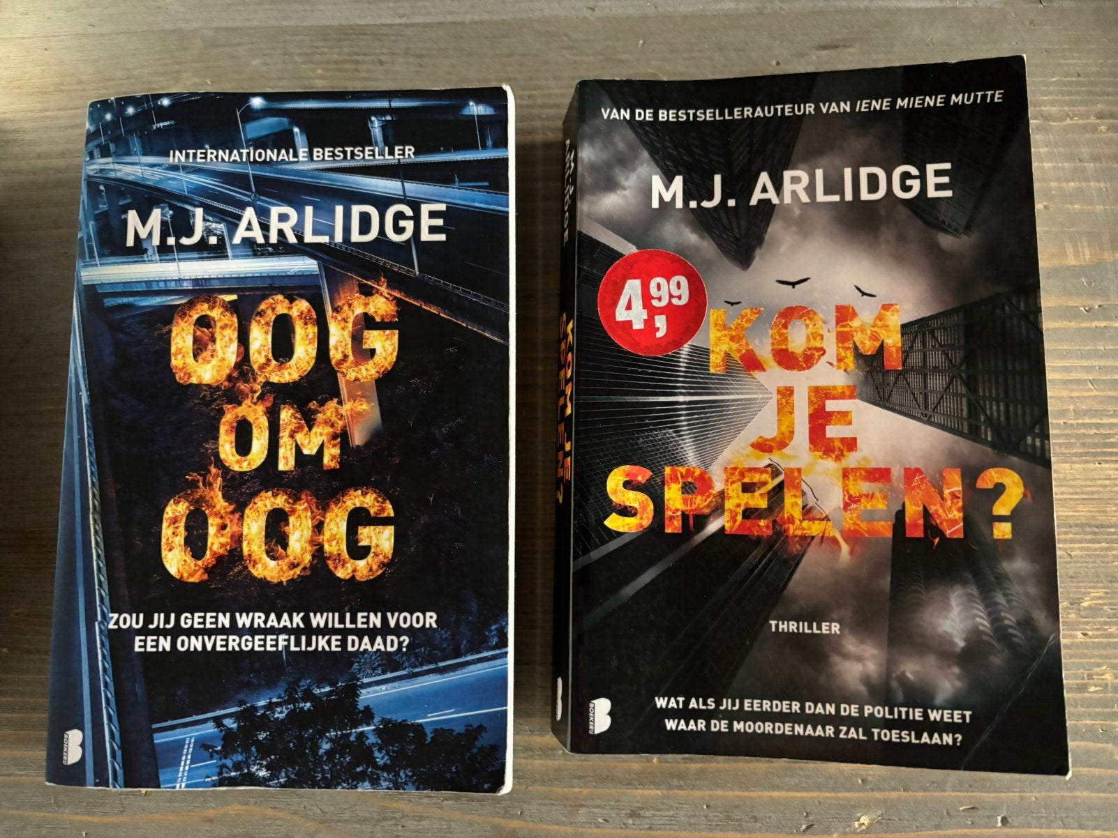 Mj arlidge nog 5stuks, Boeken, Ophalen of Verzenden, Gelezen, Nederland