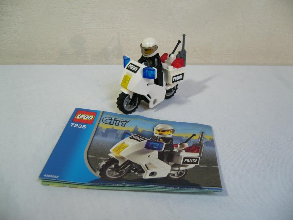 Lego City 7235 Police Motorcycle, Ophalen of Verzenden, Complete set, City, Gebruikt