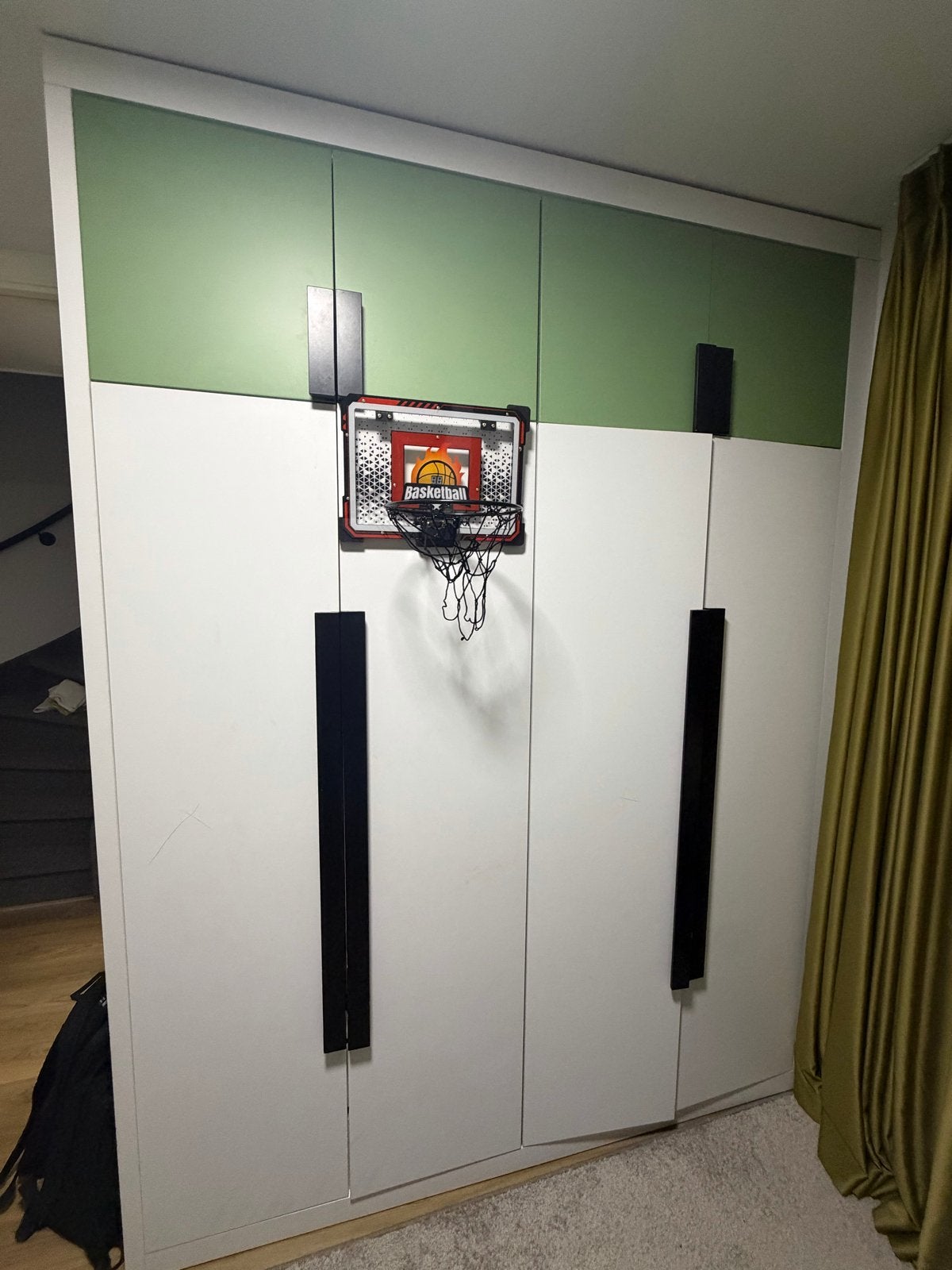 2-persoons stapelbed met uitschuifbaar bed, kasten en bureau, Ophalen, Gebruikt, 90 cm, Tweepersoons