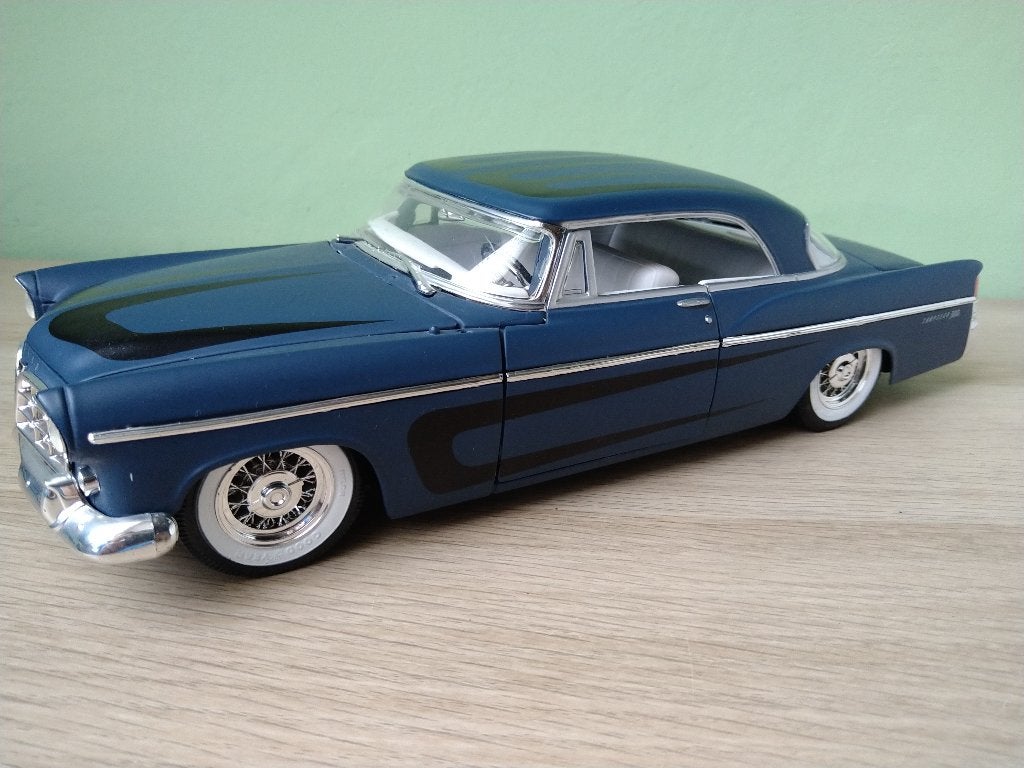 1956 Chrysler 300B Outlaw Custom 1:18 Maisto Zeldzaam, Ophalen, Zo goed als nieuw, Auto, Maisto