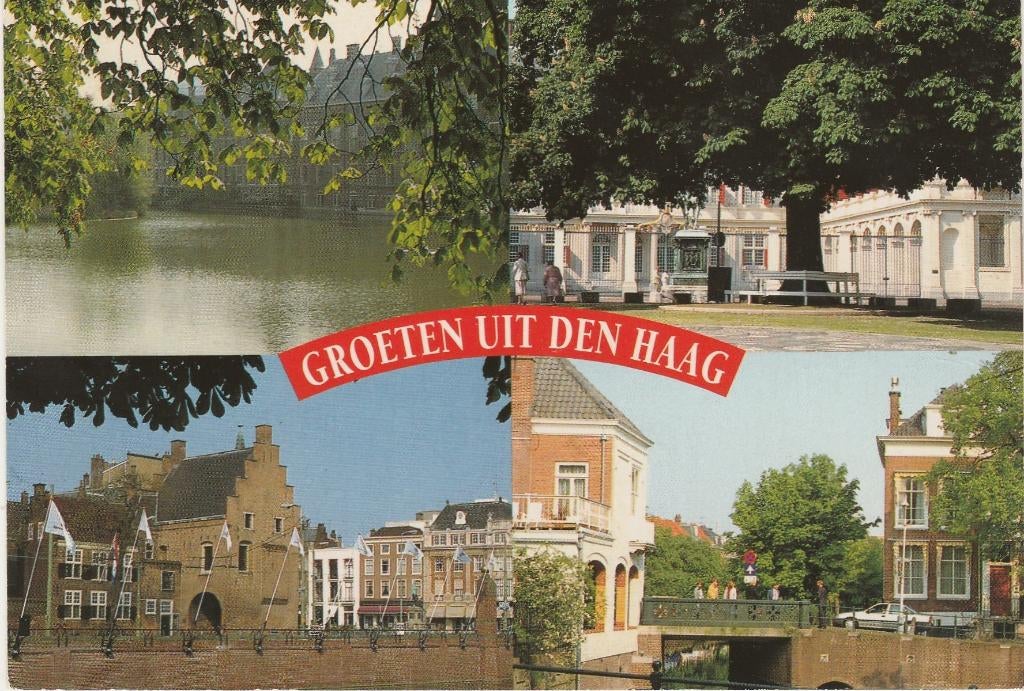 DEN HAAG Reclamekaart Haagsche Courant, Verzamelen, Verzenden, 1960 tot 1980, Ongelopen, Zuid-Holland