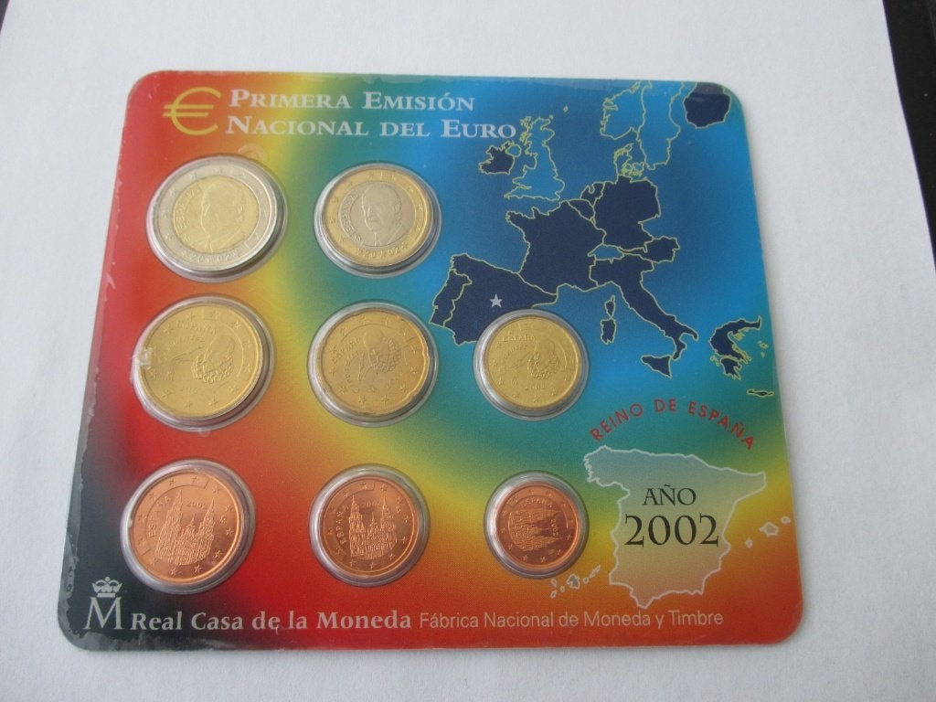 Spanje jaarset 2002 bu, Ophalen of Verzenden, Spanje, Overige waardes, Setje