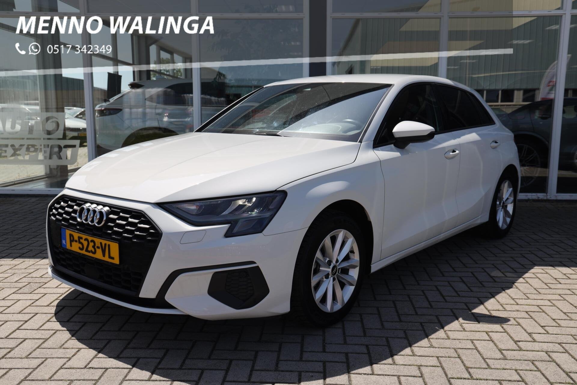 Audi A3 Sportback 30 TFSI Pro Line|Automaat|Trekhaak|Navi|Cr, Auto's, Gebruikt, Euro 6, Met garantie (alle), Wit