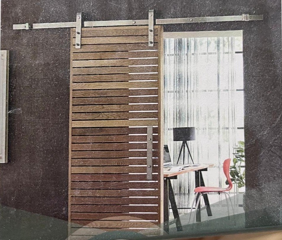 INTERSTEEL Schuifdeursysteem RVS, Ophalen, Nieuw, 150 tot 225 cm, 150 tot 225 cm