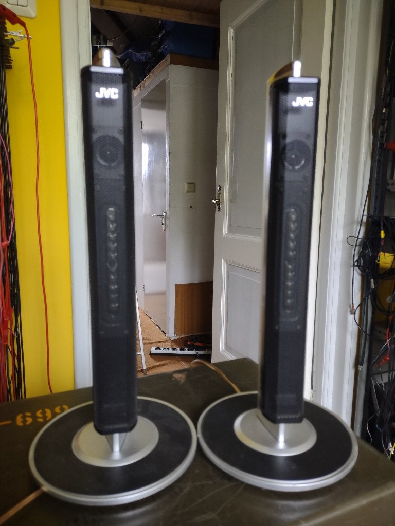 Set JVC speakers, JVC, Speakerset, Ophalen of Verzenden, Zo goed als nieuw