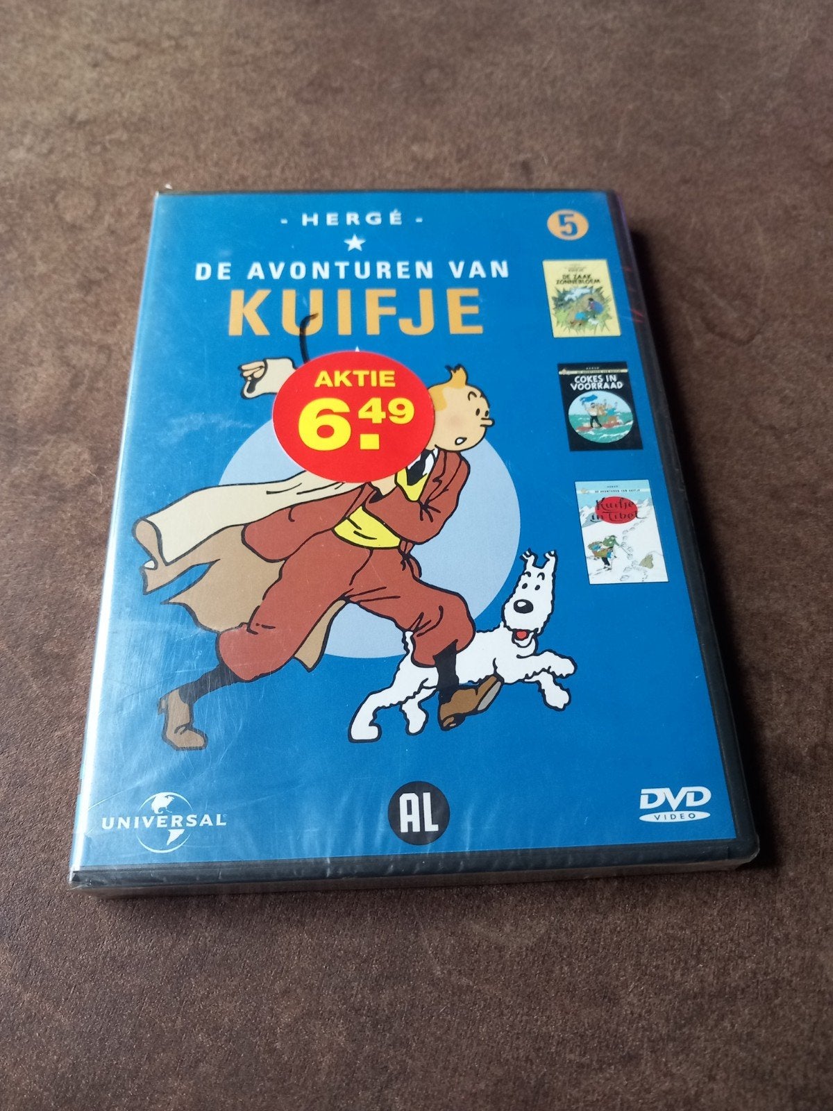 De Avonturen van Kuifje - sealed (DVD), Avontuur, Alle leeftijden, Nederlands, Tv-serie