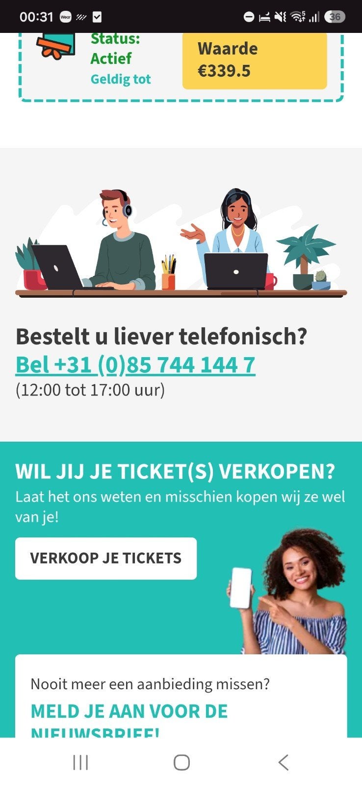 topticketshop voucher met flinke korting!, Tickets en Kaartjes, Kortingsbon