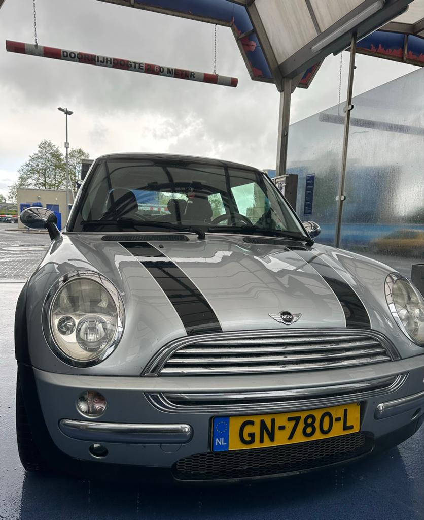 Mini 1.6 16V Cooper 2003 Grijs, Auto's, Mini, Particulier, Cooper, Bluetooth, Panoramadak, Radio, Benzine, D, Hatchback, Handgeschakeld