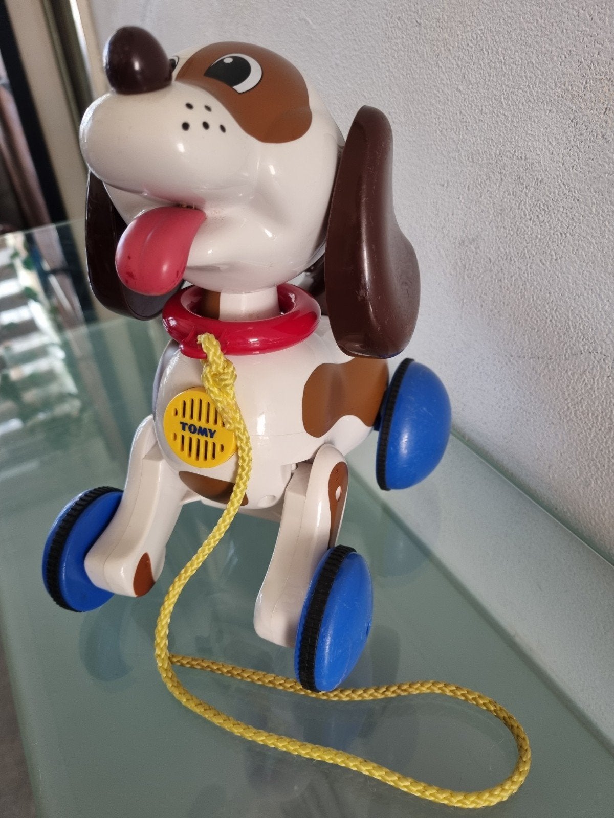 Orig,VNT,2001,TOMY Sit'nWalk TREKHONDJE,Interac,25cm,Izgst!, Ophalen of Verzenden, Zo goed als nieuw, Overige typen, Met wieltjes