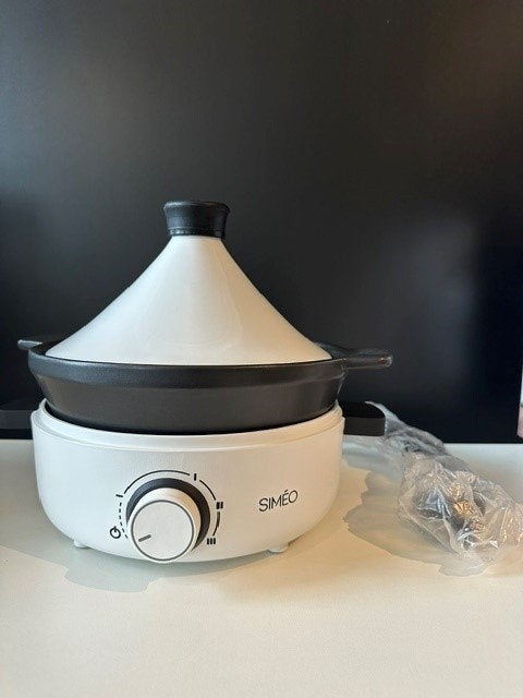 Elektrische tajine wit Siméo - Nieuw, Ophalen, Nieuw, 3 kookzones of minder, Vrijstaand