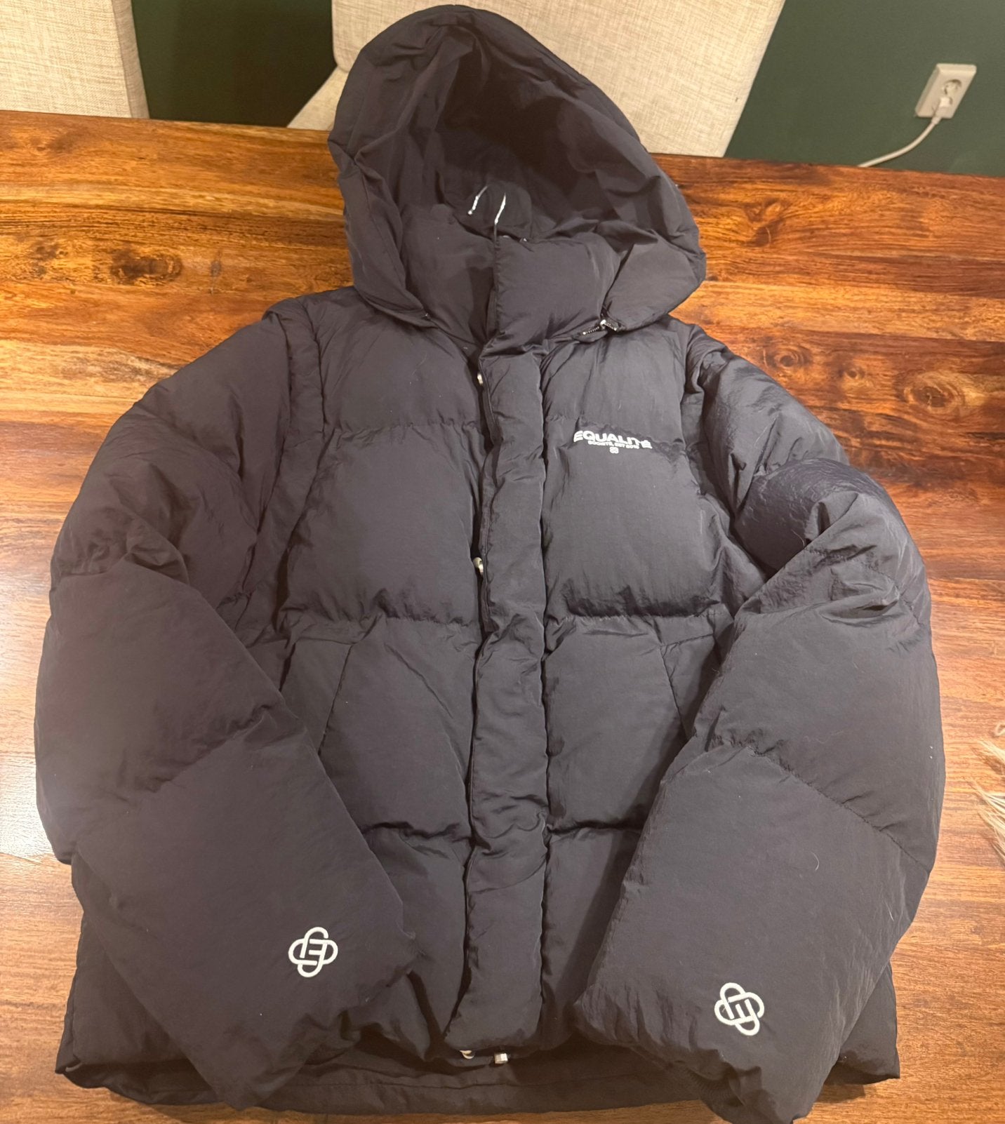 Equalite jas maat M, Kleding | Heren, Ophalen of Verzenden, Zo goed als nieuw, Maat 48/50 (M), Zwart