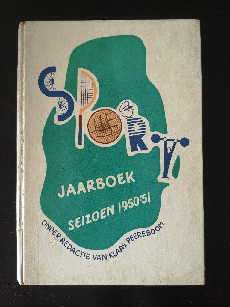 Sport Jaarboek seizoen 1950-'51, onder redactie K. Peereboom, Gelezen, Klaas Peereboom, Ophalen of Verzenden, Balsport
