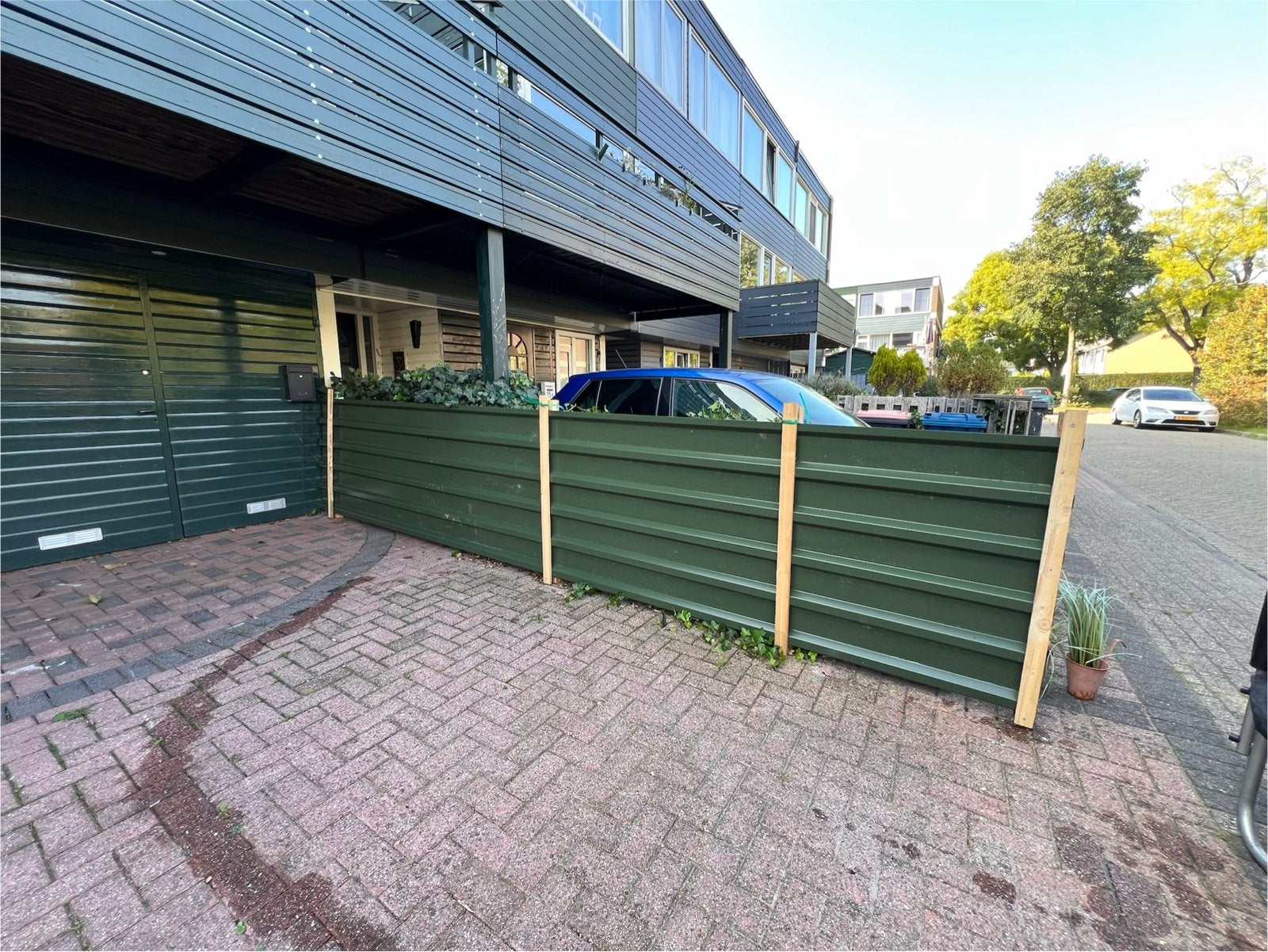 2x Gratis Groene golfplaten, Ophalen, Overige materialen, 1 tot 2 meter, Nieuw